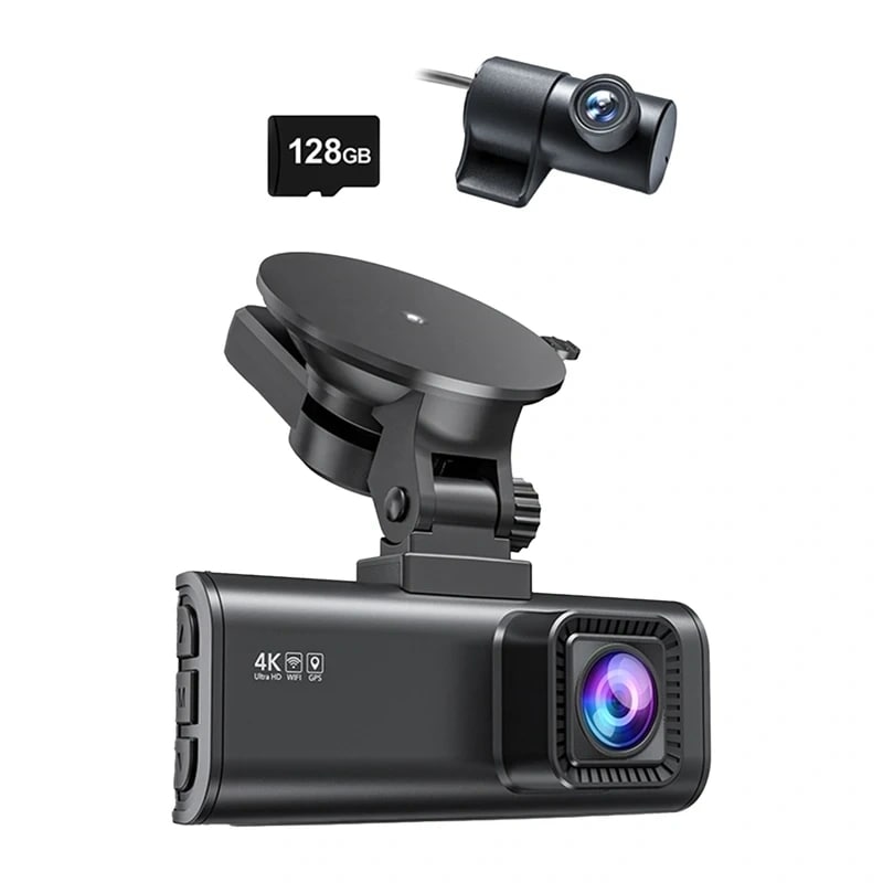 REDTIGER F7NP WiFi 4K + 1080p 128 GB bilkamera