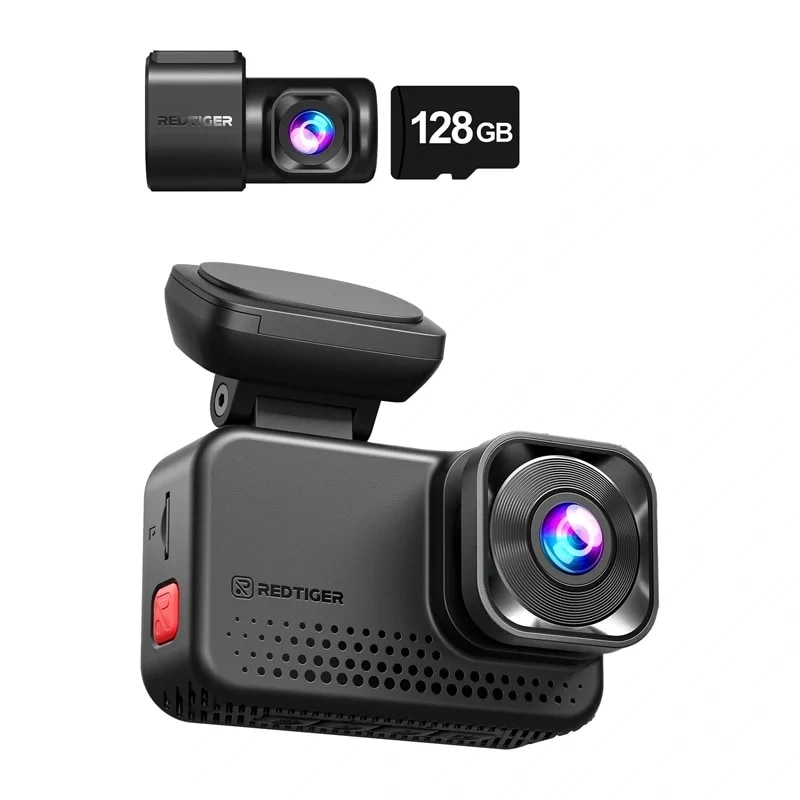 REDTIGER VC70 Wi-Fi 4K + 2,5K 128 GB bilkamera