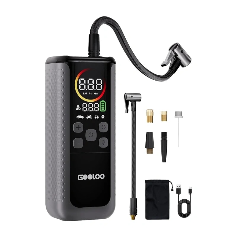 GOOLOO GT160 dobbelt luftkompressor til bilen