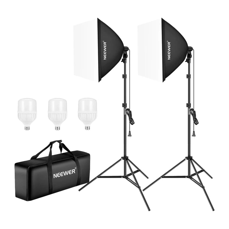 Softbox-belysningssæt 10102773 700 W, 3 stk.