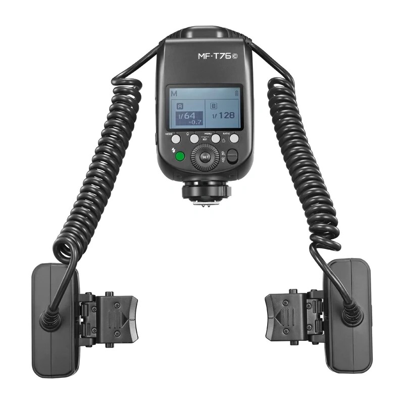 GODOX MF-T76 makroblitz med to lyshoveder til Sony