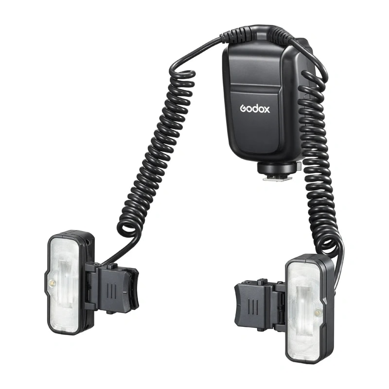 GODOX MF-T76 makroblitz med to lyshoveder til Nikon