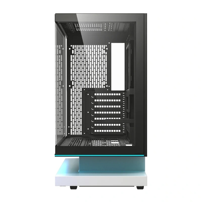 DarkFlash F1 ATX-computerkabinet + 6 blæsere (hvid)