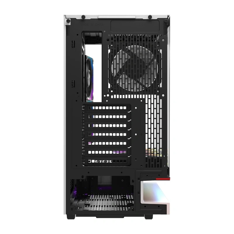 DarkFlash F1 ATX-computerkabinet + 6 blæsere (hvid)